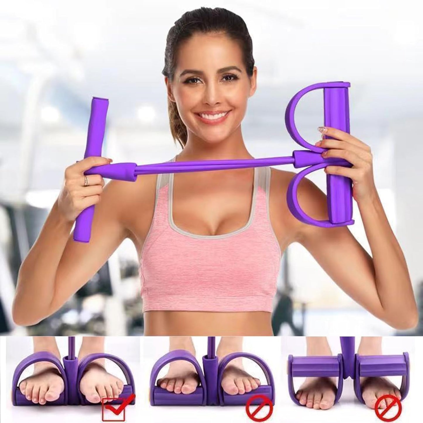 Yoga Pedal Puller Resistance Band - (Best Fitness Equipment)